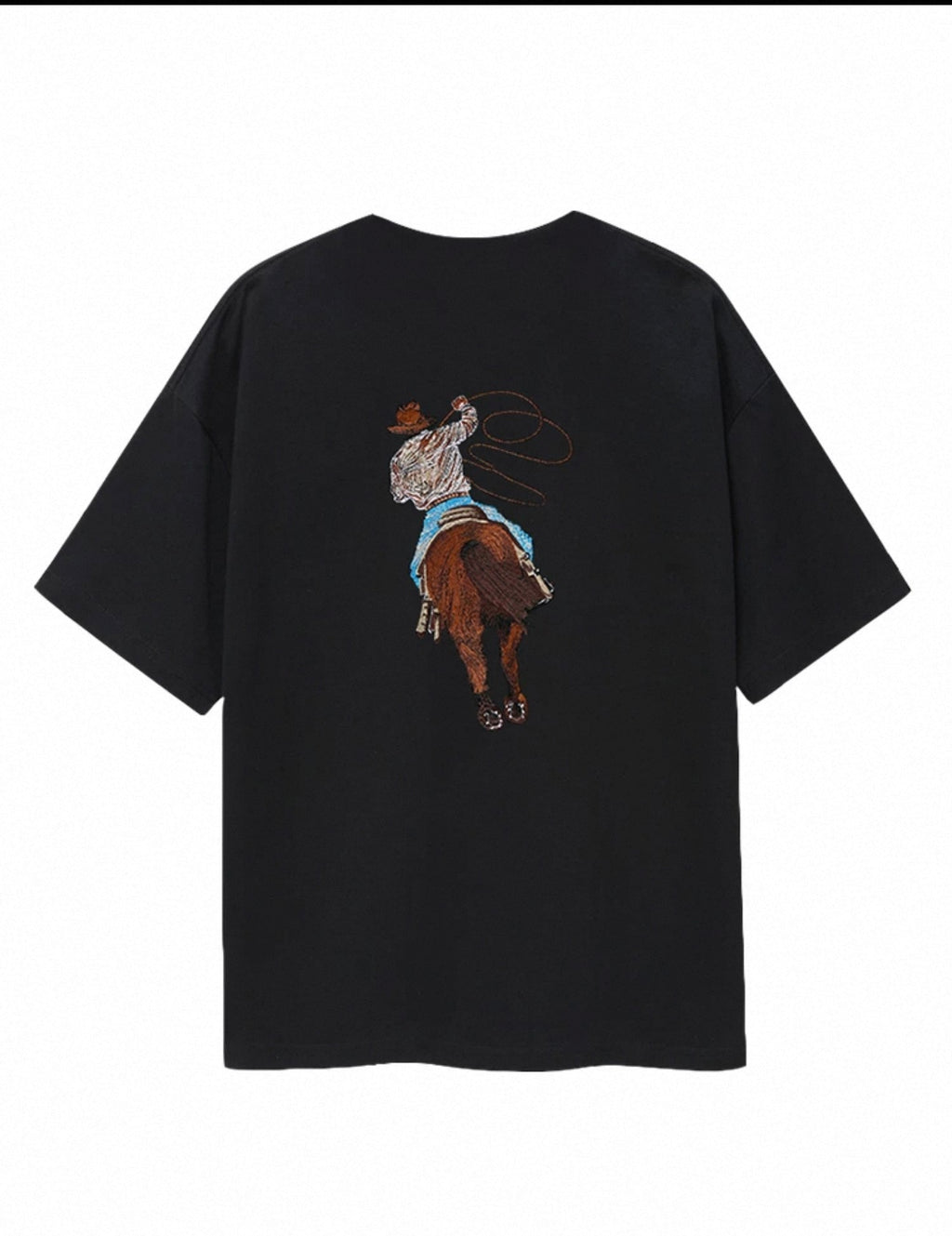 House-Of-Winco Men’s fashion Ringspun Cowboy Graphic T-Shirt