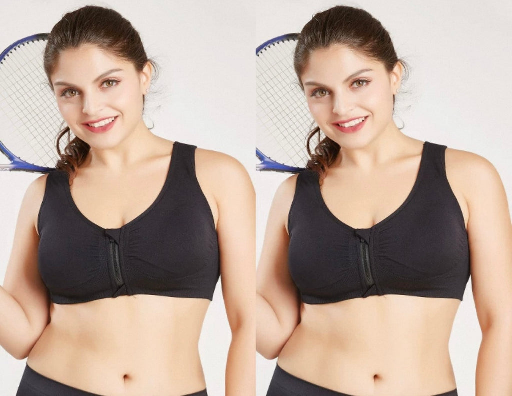 House-of-Winco Women’s Front Closure Sports Bra – Comfort, Support & Lift