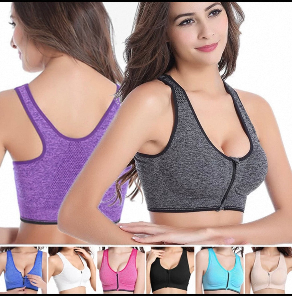 House-of-Winco Women’s Front Closure Sports Bra – Comfort, Support & Lift
